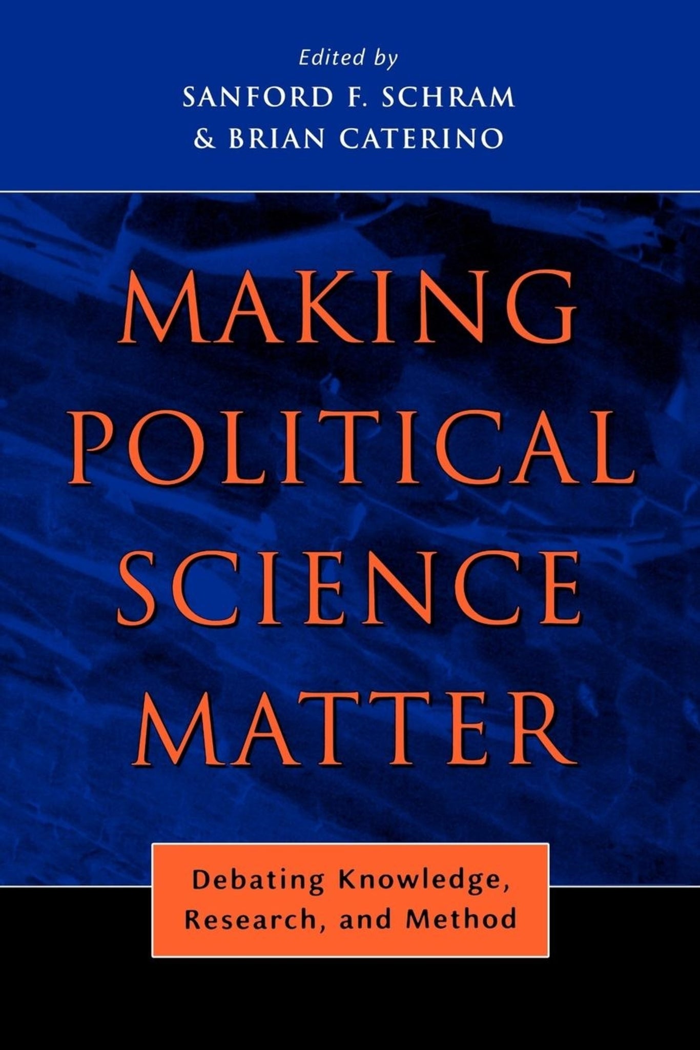 Cover image for Making Political Science Matter ISBN 9780814788523